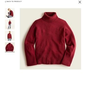 NEW  JCREW J. CREW SUPERSOFT YARN TURTLENECK SWEATER XS